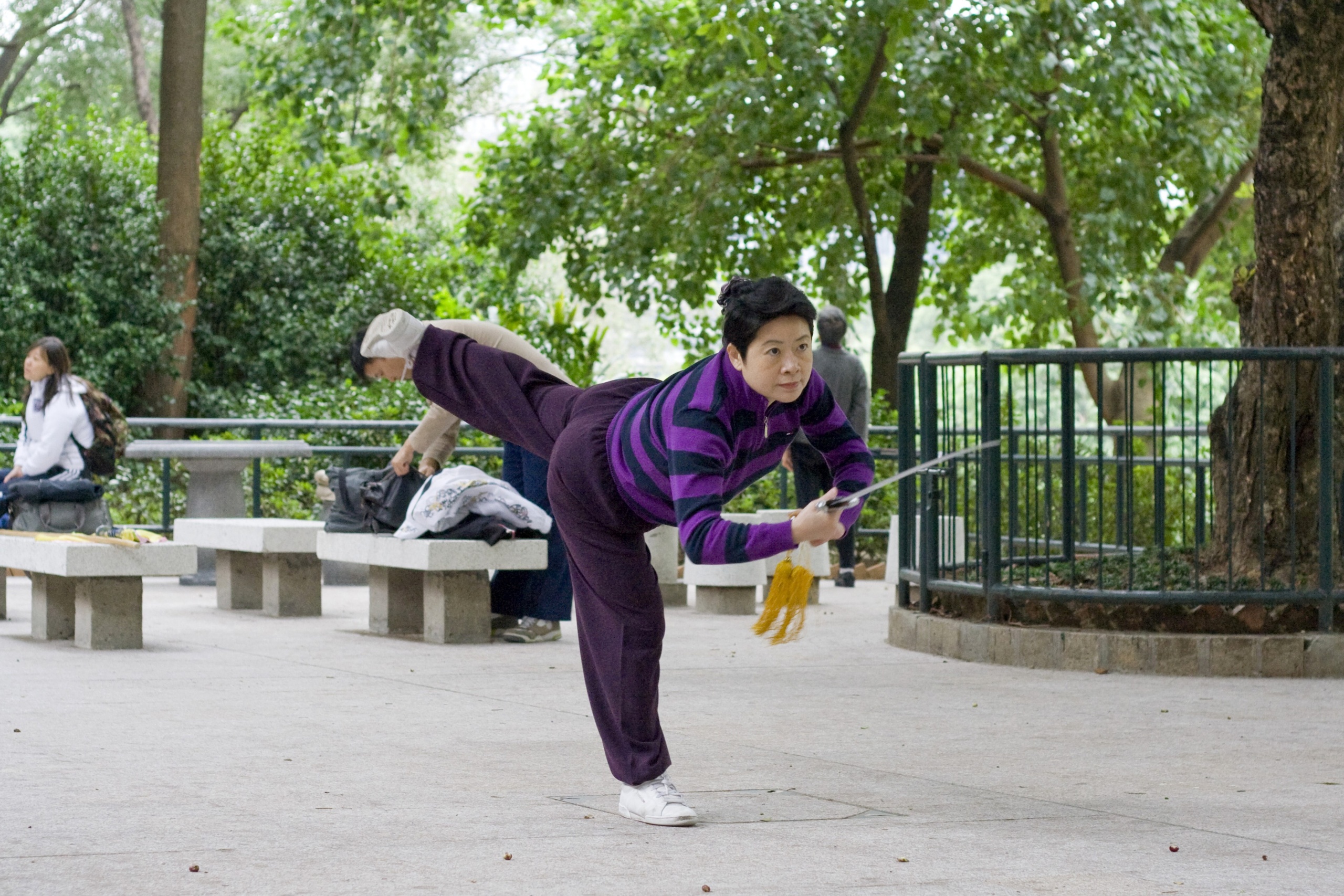 Hong Kong - Morning exercises