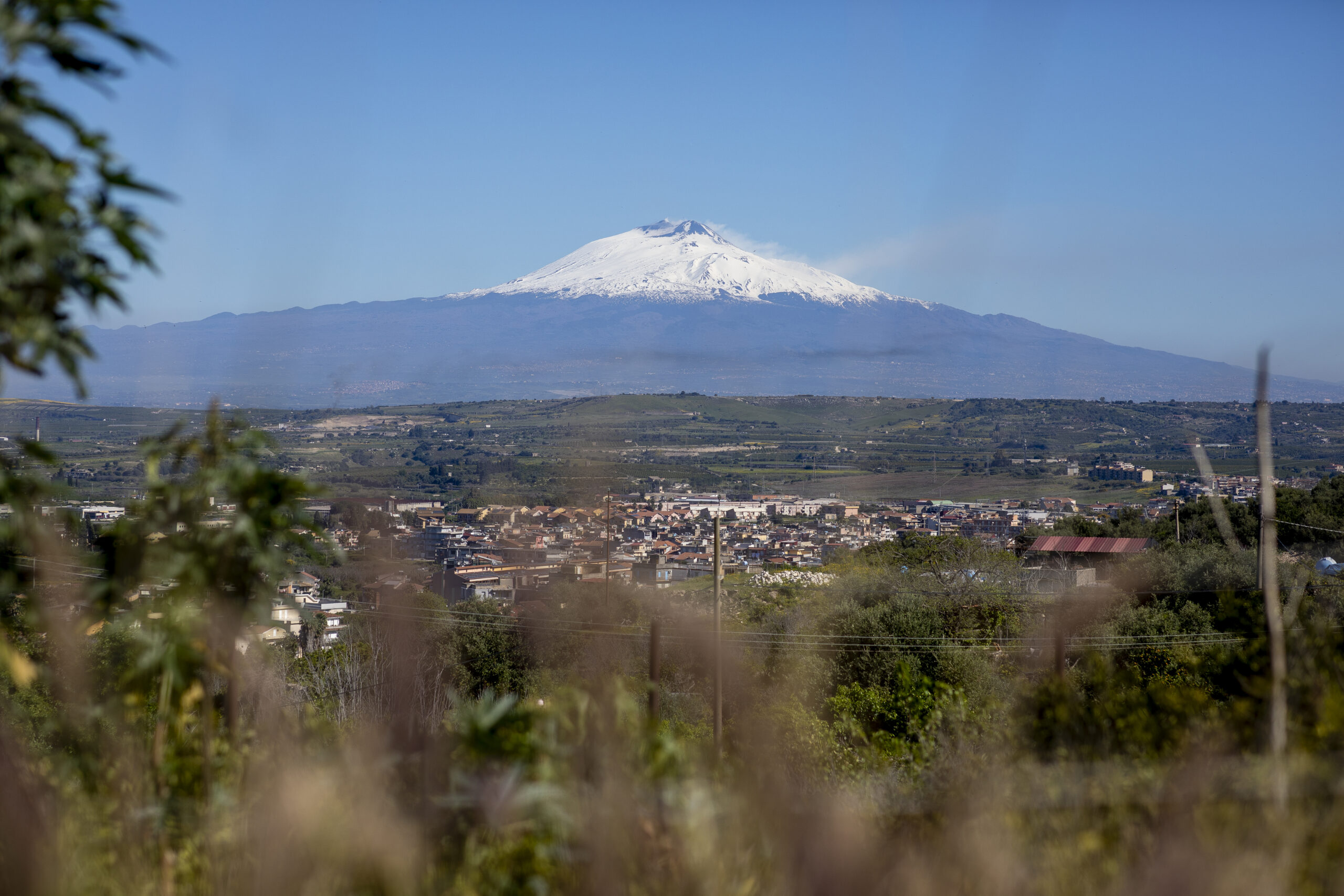 Wulkan Etna od strony południowej