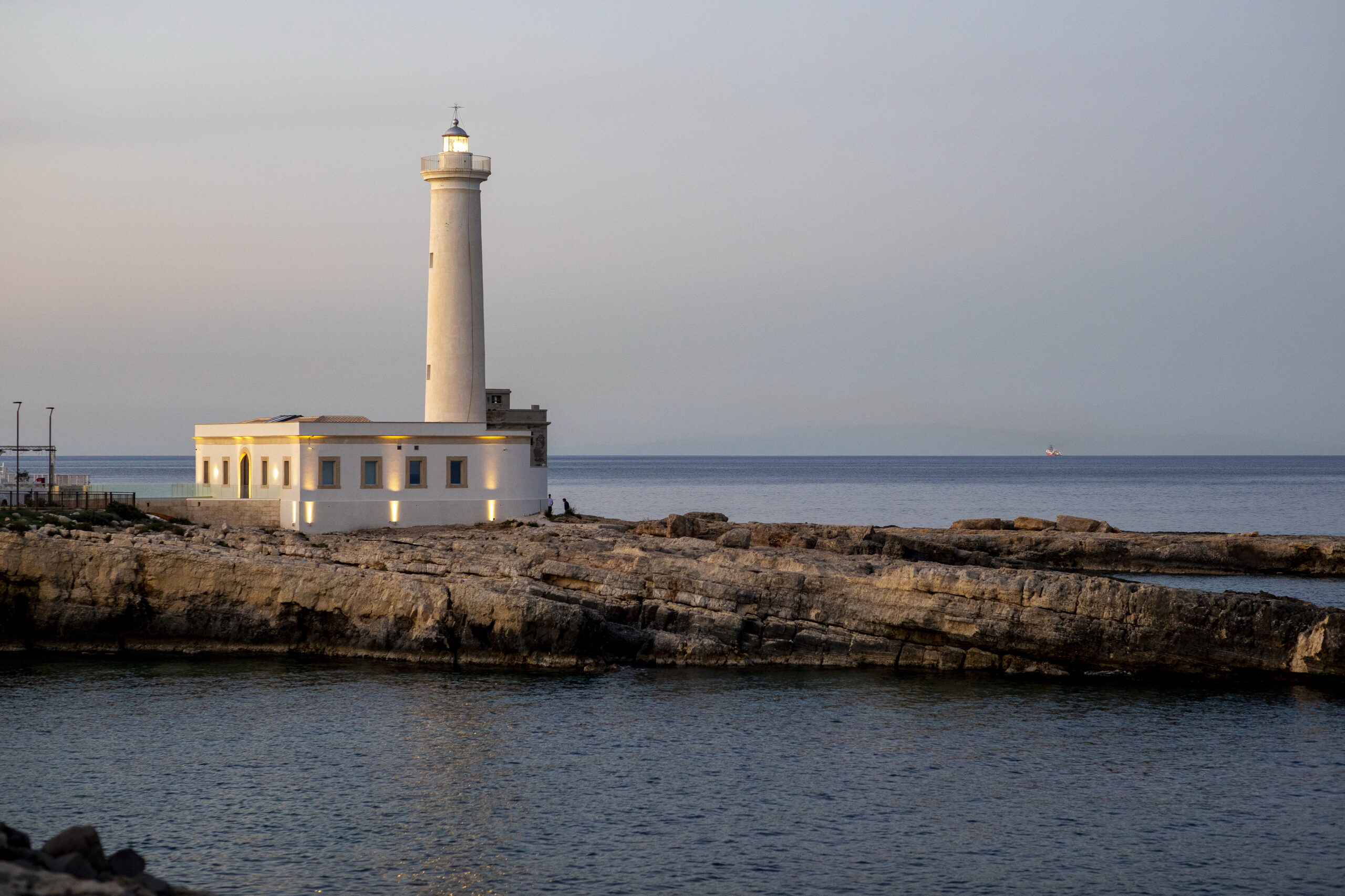 Latarnia morska - Faro di Santa Croce. Nie daleko miejscowości Augusta